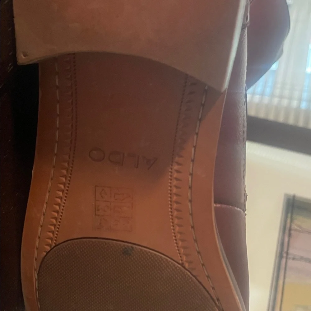 Aldo Brown Leather Oxfords